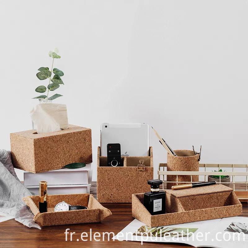 Cuir de liège pour produits de bureau Cork Leather for Office Products